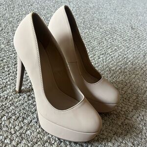 Nude, Charlotte Russe, size 8.5 heels